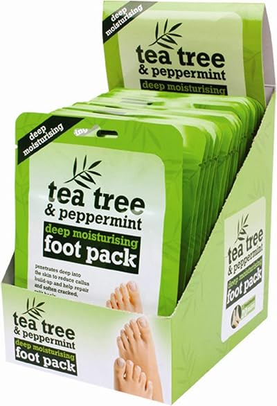 Logyua 5x Tea Tree Peppermint Shea Butter Foot Treatment Packs