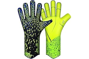 QUICARD Soccer Goalkeeper Gloves, Ultimate Grip Football Goalie Gloves with Size 6/7/8/9/10, Strong Receiver, American Football for Men, Boys, Youth, Adult, Kids and Small Hands
