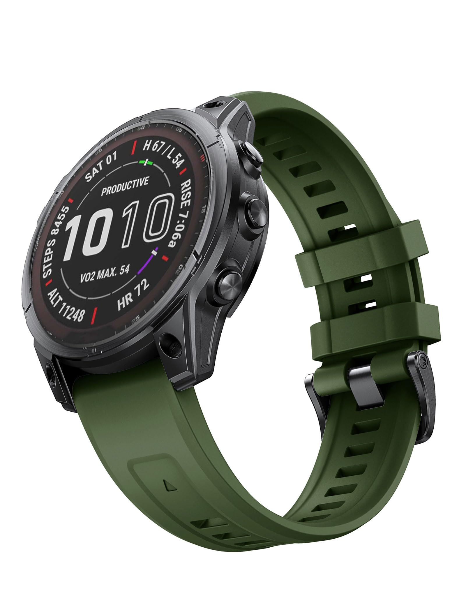 Watch Strap for Garmin Fenix 7X Pro/6X Pro, 26mm QuickFit Replacement Band for Garmin Fenix 7X/6X/5X/5X Plus/3/3 HR, Descent Mk1/Mk2/MK2i, Instinct 2X
