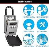 Master Lock Portable Light Up Key Safe with Shackle Medium 175 x 72 x 52 mm view 3
