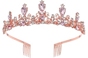 Luxshiny Wedding Tiara Crown for Women Lightweight Bridal Headdress with Rhinestone Details Perfect for Birthday Party Engage