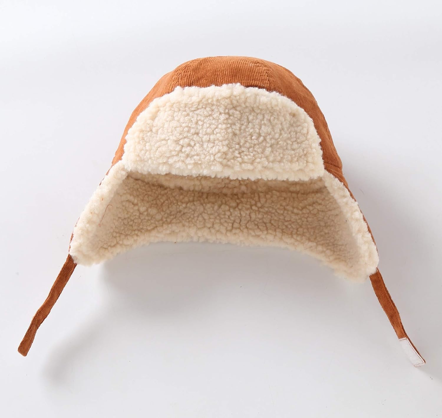 Connectyle Toddler Boys Kids Cotton Trapper Winter Hat with Large Flaps Warm Hat: Clothing