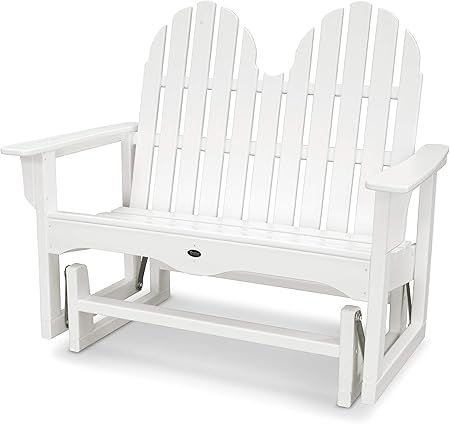 Amazon Com Trex Outdoor Furniture Cape Cod Glider Classic White