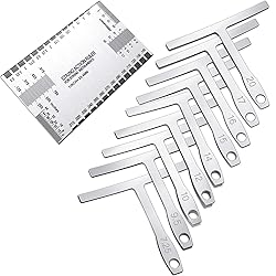 Mudder 10 Pieces Guitar Luthier Tools Include 9