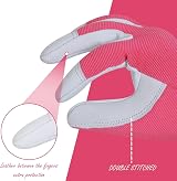 SAWANS Leather Gardening Gloves Women Men Thorn Proof Pink M (Pack of 1) view 5