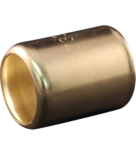 Interstate Pneumatics Brass Ferrules - 0.937 Inch ID X 0.843 Inch Long (50 Pack)