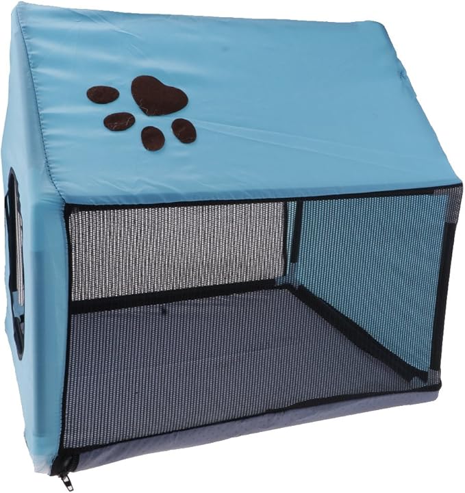 Indoor/Outdoor Cloth Dog Kennel Shelter Detachable House Cave Dog