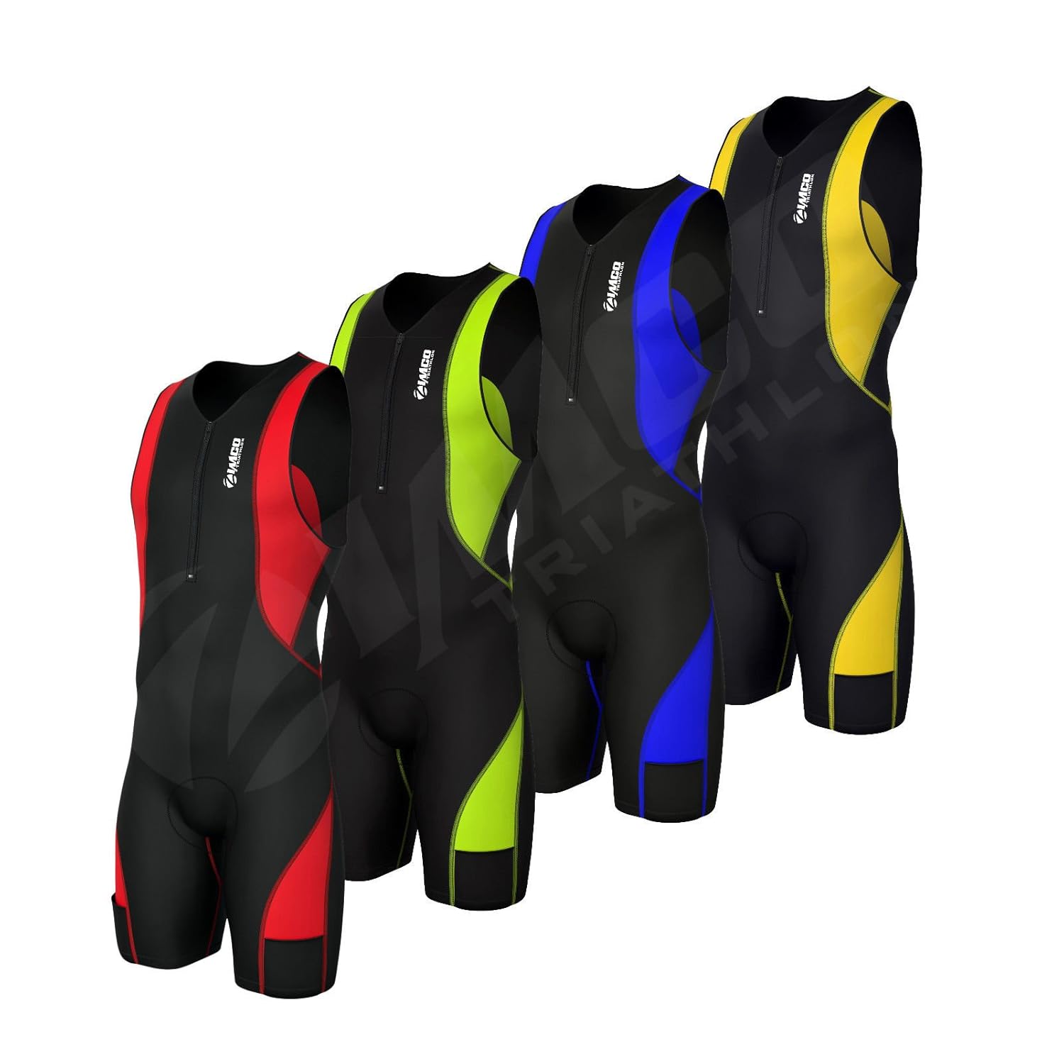 Zimco Pro Compressio N Triathlon Suit Racing Tri Skin Suit Cycling Swim Run