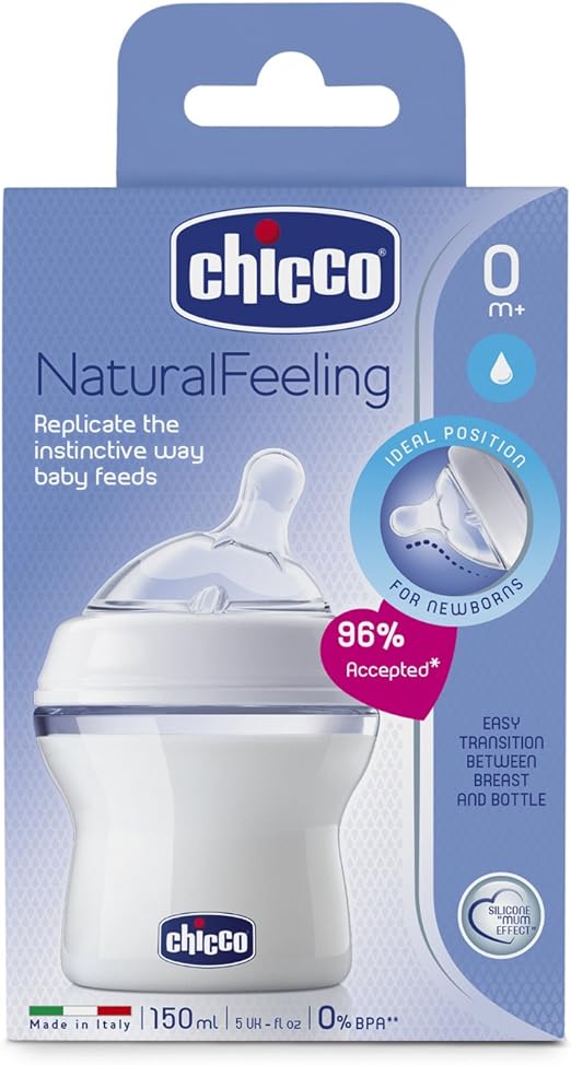 150 Ml Chicco Biberon Step Up 1 Normal 150 Ml 0 Mois Et Biberons En Plastique Biberons