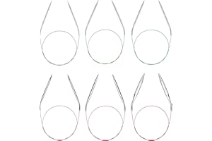 BREEVO Circular Knitting Needles Set Round Metal Circle Blankets 36 Inch Size 15 13 11 10 9 8 7 6 4 2.5 1.5 0