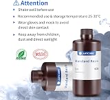 ANYCUBIC 3D Printer Resin 1KG Grey 405nm UV Fast Curing High Precision Low view 6