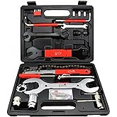 Lumintrail 42 Piece Mountain, Dirt, and Road Bike Repair Tools Kits - Bicycle Maintenance Tool Kit Set with Storage Case