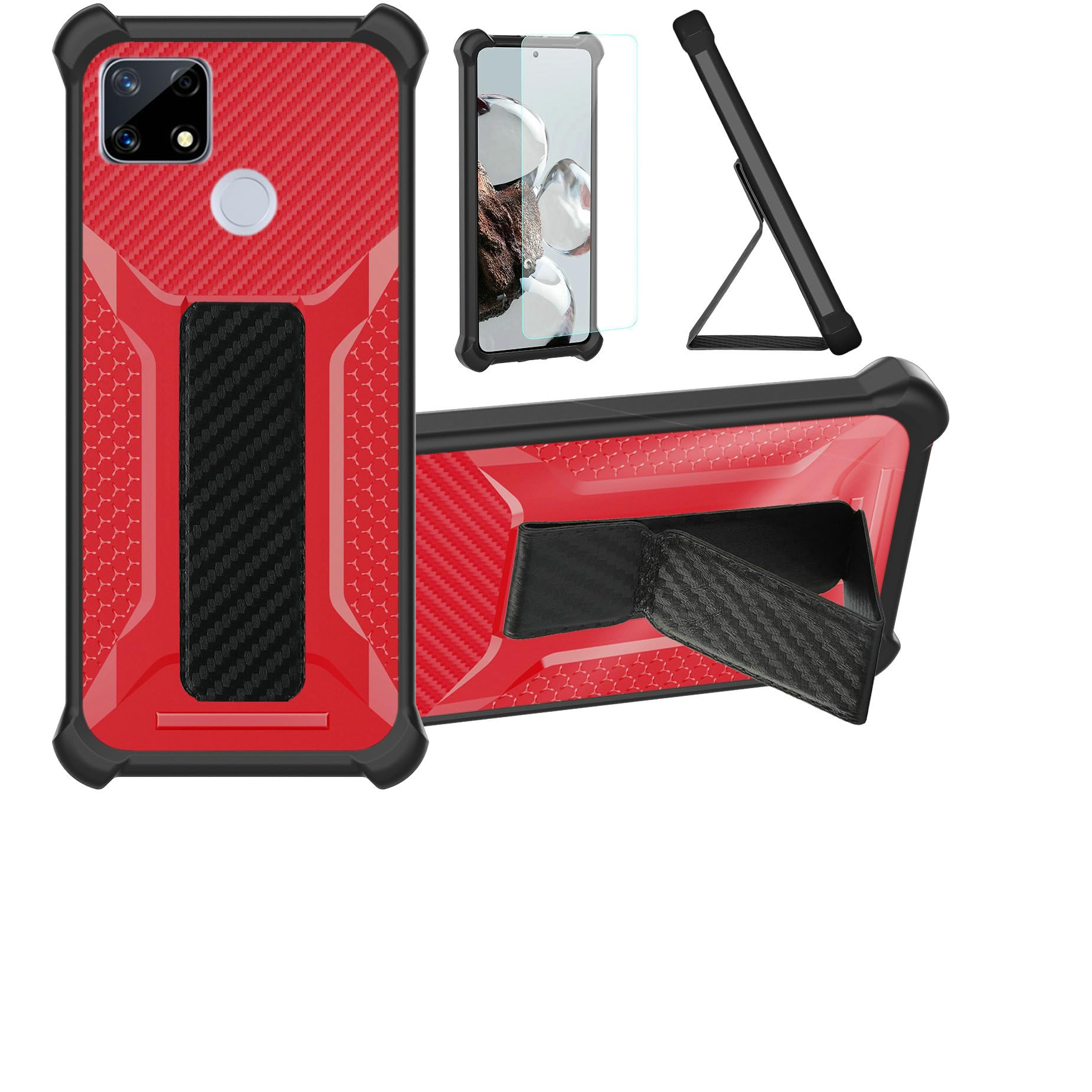 Aroepurt Case for Realme 7I Phone Case Stand Cover