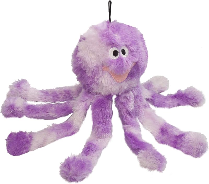 Petface Orla the Octopus Plush Dog Toy Medium with Squeaker