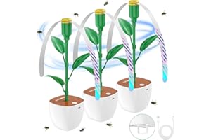 JUTIMER Fly Fans for Tables 3PCS, Upgraded Fly Repellent Fan Outdoor and Indoor Keep Flies Away, USB Powered, DIY Fly Swatter Fan for Outside, BBQ, Restaurants