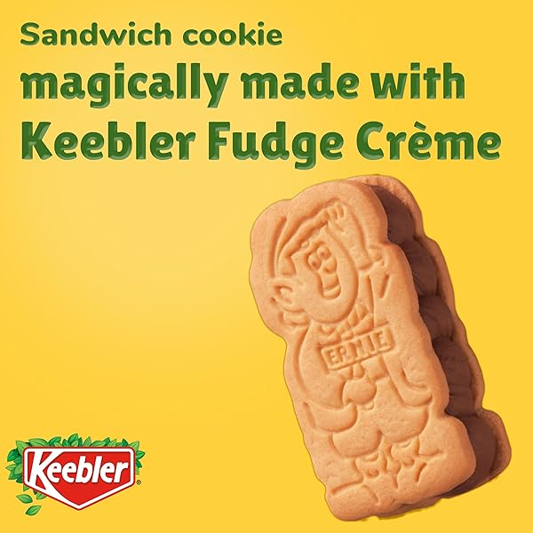 KEEBLER E.L. FUDGE DOUBLE STUFFED ELFWICH COOKIES FAMILY SIZE 16.9 OZ
