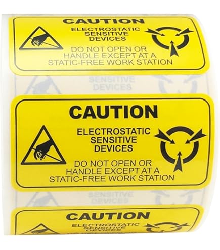 ESD 2x2 Attention Electrostatic Sensitive Devices Anti Static (2) RLS 500 EA EBa - Foto 9