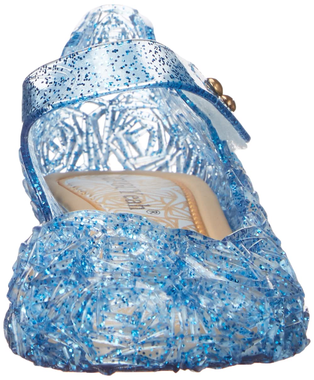 GUGUYeah Princess Costumes Jelly Flats Shoes, Cosplay Birthday Party Dress Up Sandals for Little Girls, Toddler or Kids