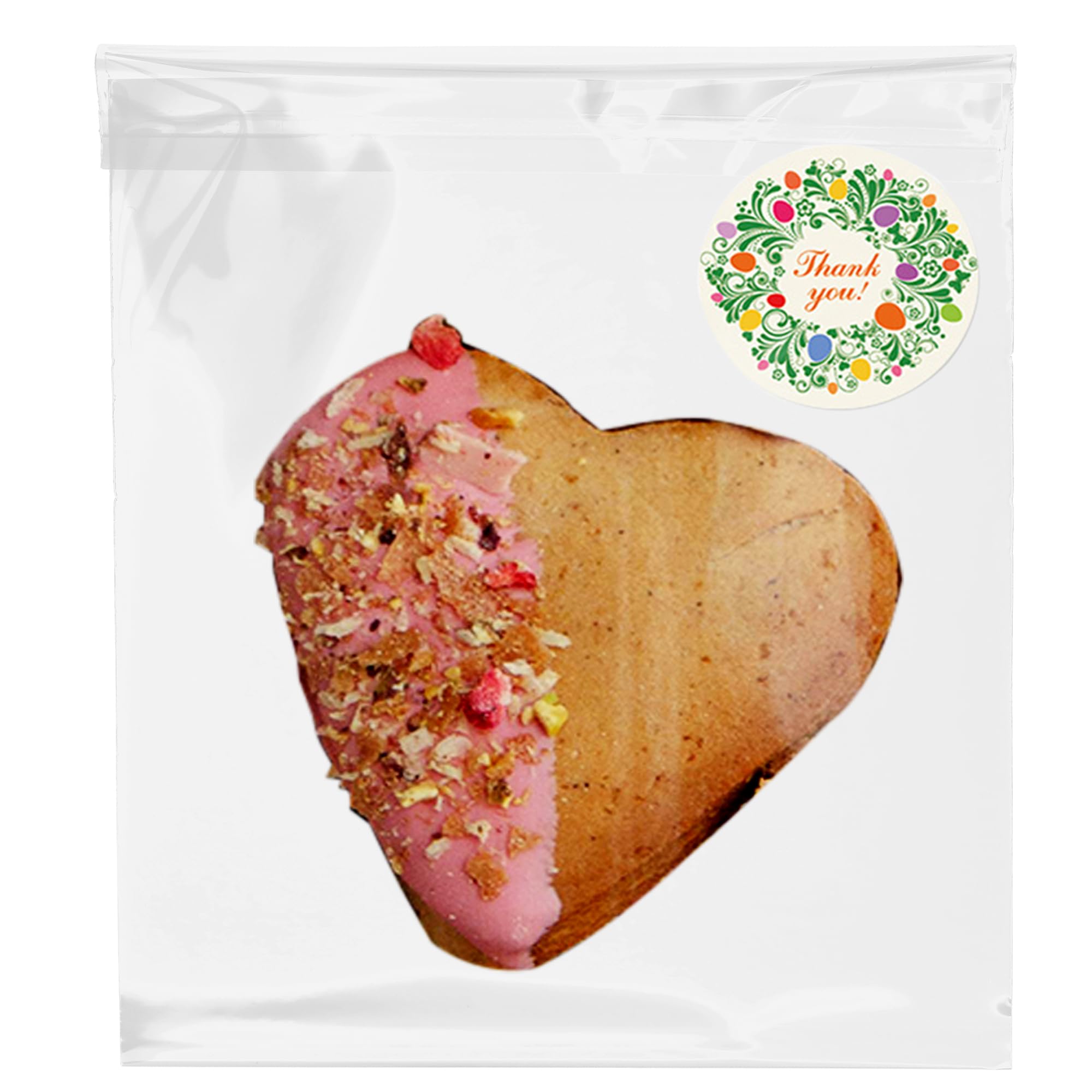 Photo 1 of 1000 Count 4×6 Resealable Cellophane Bags Self Adhesive, Clear Bag with Thank You Stickers for Cookie, Gifts, Favors, Cards, Candy and Products