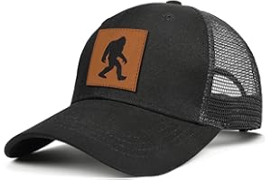 OZRHUVE Bigfoot Hat Big Foot Sasquatch Gifts Snapback Trucker Hats for Men Bigfoot Gifts for Dad Husband Father's Day