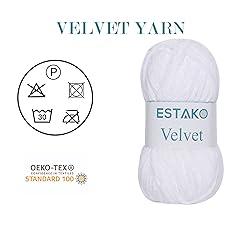 Estako Velvet Chenille Blanket amigurumi Yarn for