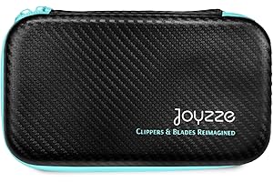 JOYZZE Blades Storage Case - Organize and Protect Your 12 Blades with this Convenient Storage Solution, Grooming Clipper Blade Case Holder Organizer (Blade Storage Case Teal - Holds 12 Blades)