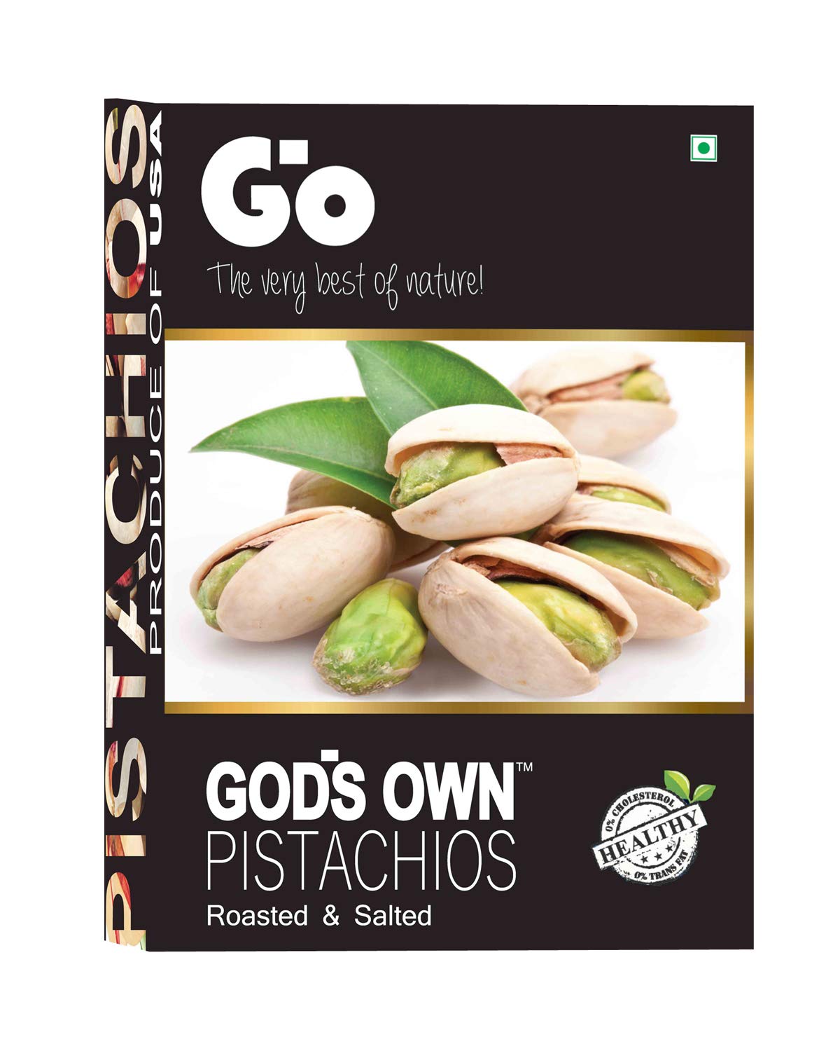 Go Roasted & Lightly Salted Pistachios, 250g Amazon.in Grocery