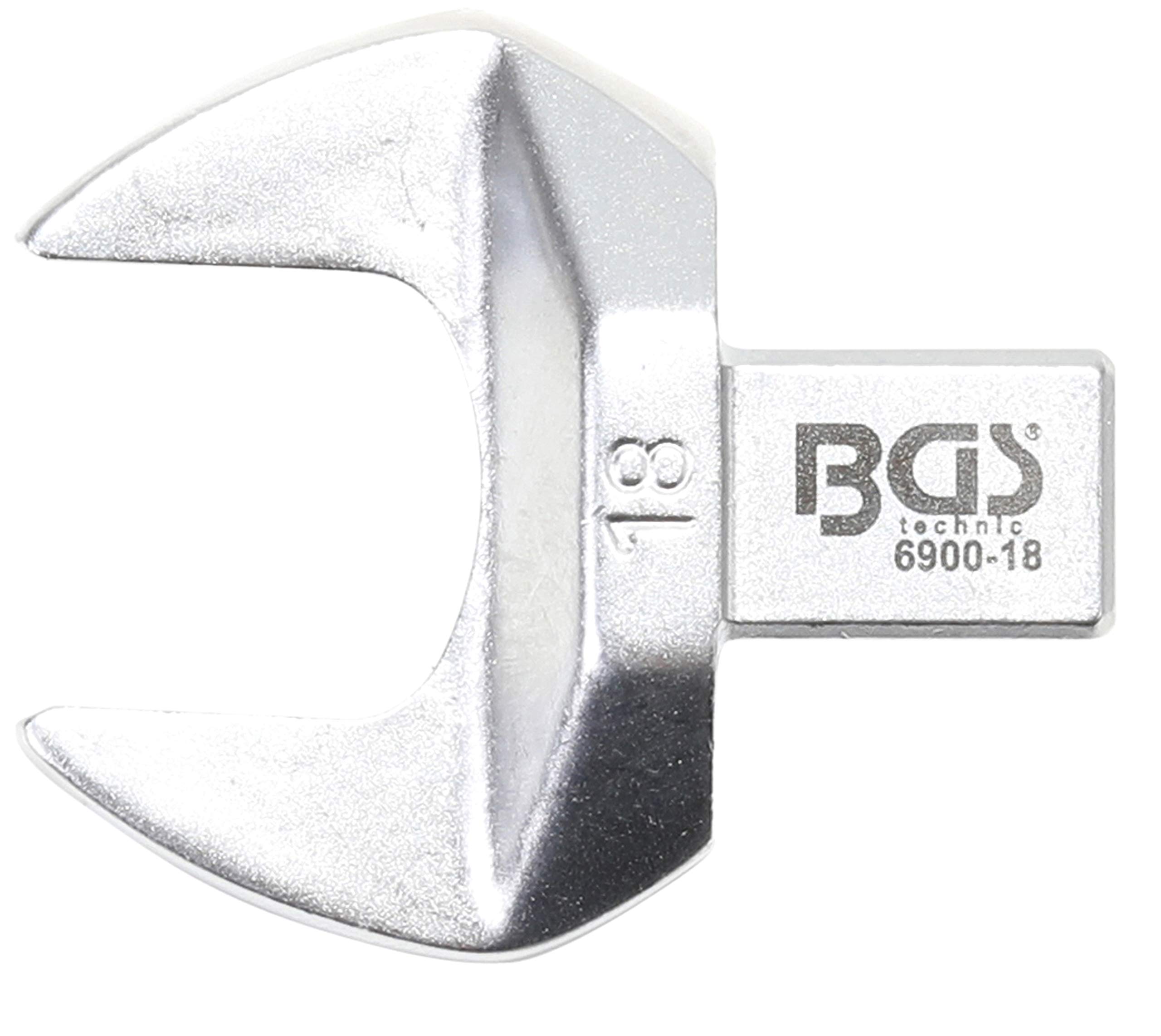 BGS 6900-18 | Open-End Push Fit Spanner | 18 mm | Square Size 9 x 12 mm