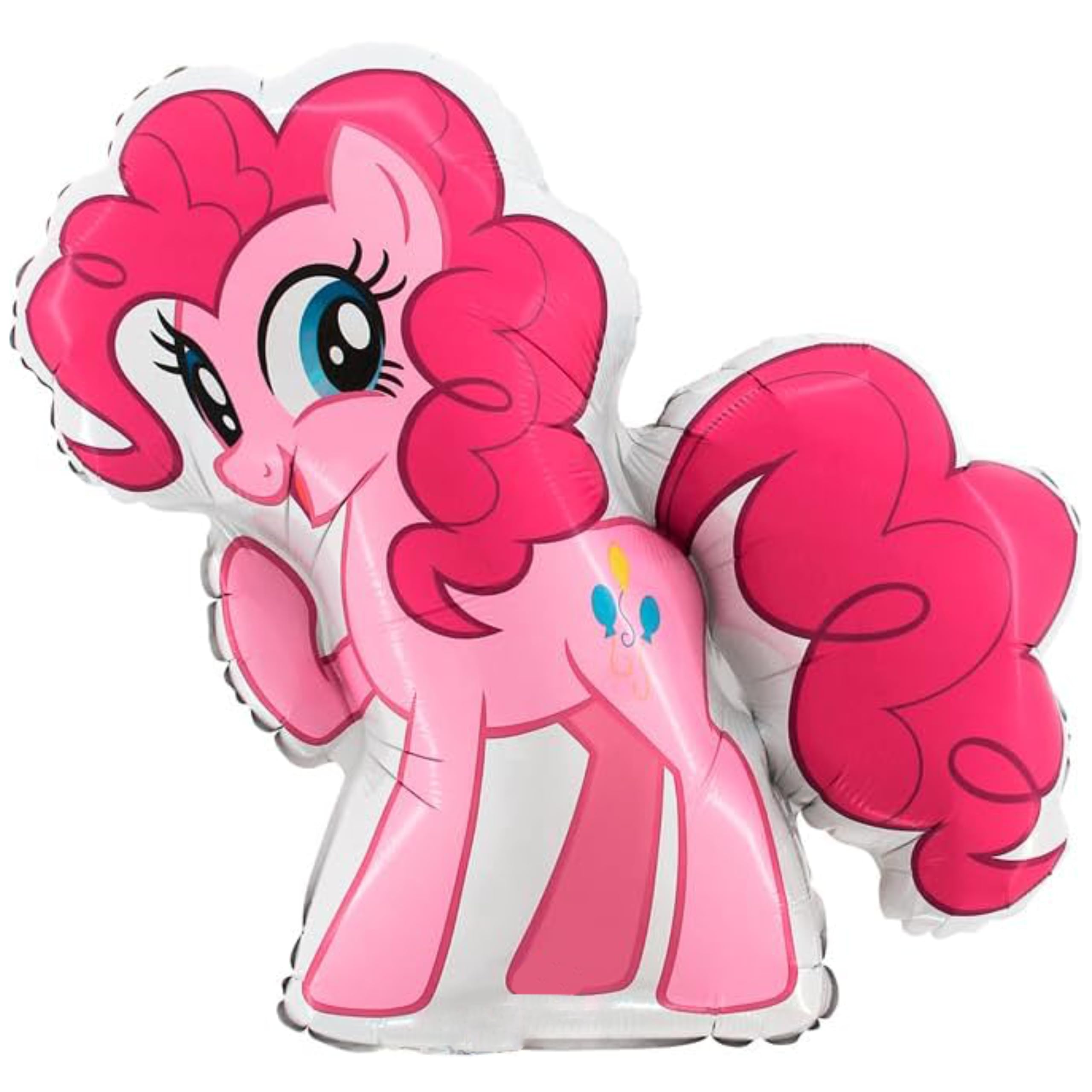 Toyland® 66cm (26") Pinkie Pie Shaped Foil Balloon - My Little Pony Children's Party Decorations