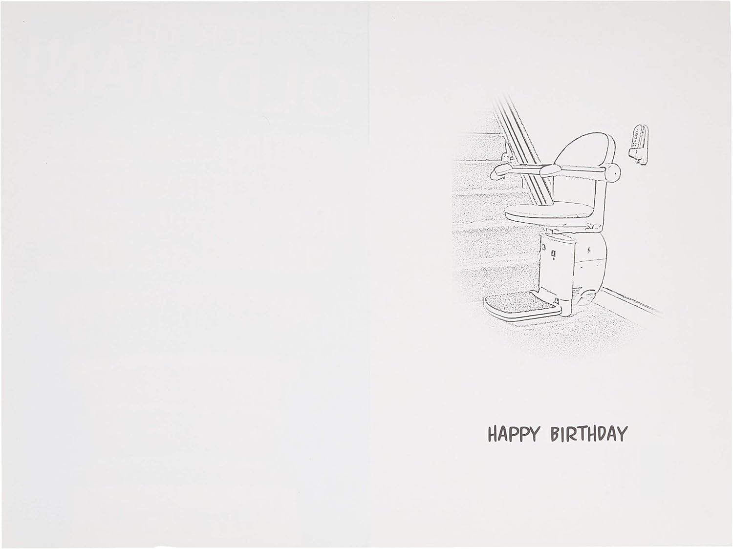 Face Ache, Funny Birthday Card Dad, Dad Humorous Birthday Card, for The Old Man Multi-Coloured, 6X9 - Image 3