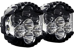 RICKRAK Custom Dynamics® Shark Demon™ Street Legal Performance LED Headlight Compatible with Harley Road Glide