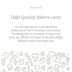 Breadtopia Bread Lame with 5 Blades & Storage Box