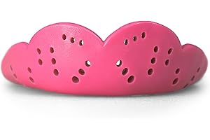 SISU Max Mouthguard, Hot Pink - 2.4mm Thin - Custom-Molded Fit - Slim Design - Remoldable Up to 20 Times - for Impact Sports - Non Toxic - Works with Braces
