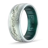 Enso Rings Etched Dualtone Silicone Ring - Ultra