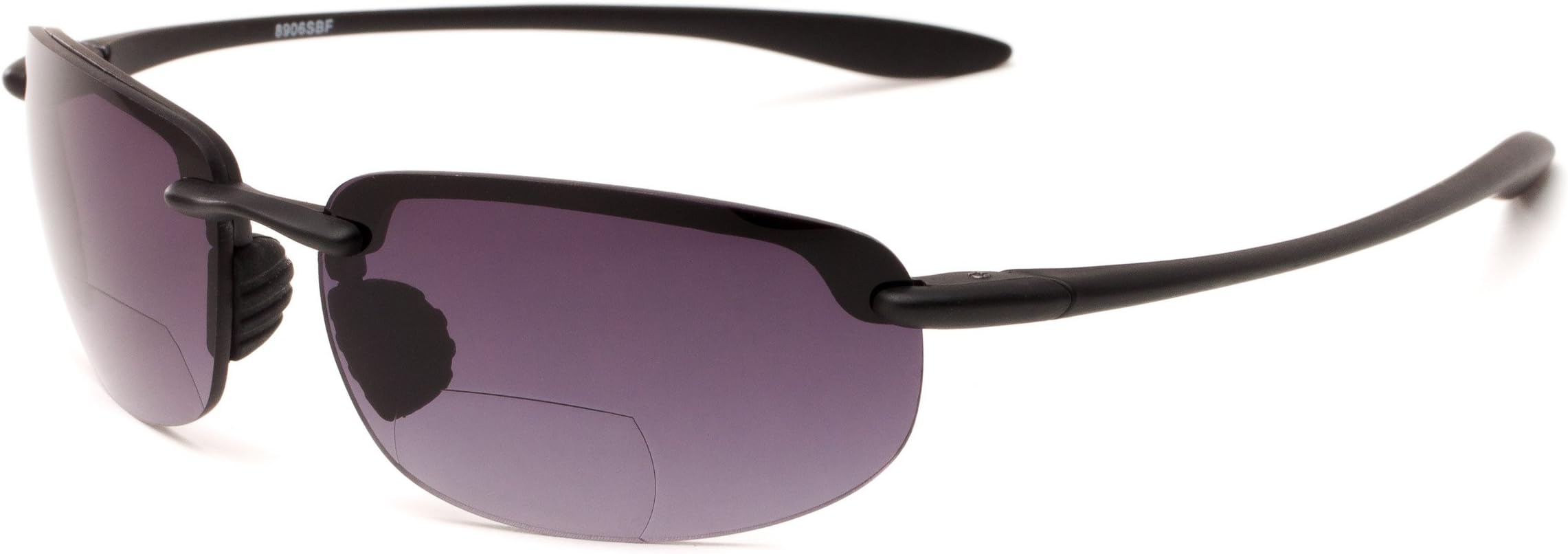 com Reading Sunglasses: The Jack Bifocal Reading Sunglasses Plastic Sport & Wrap-Around Style for Men and Women