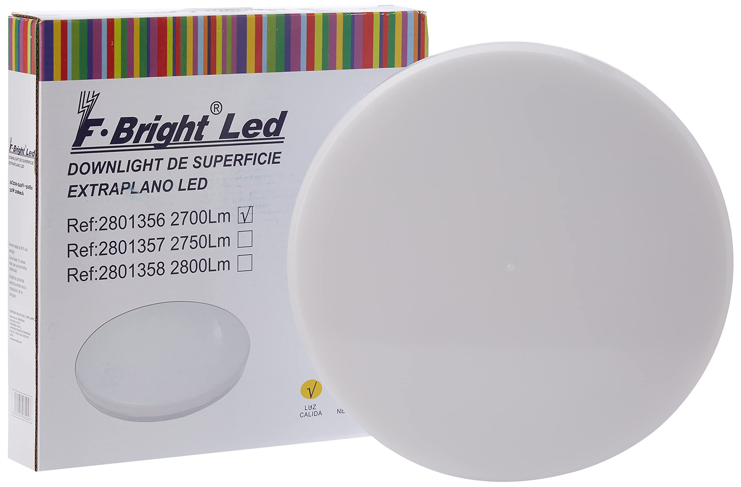 Fbright Led Dwonlight, White