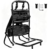 EAGWON Foldable Aluminum Hunting Pack Frame, Lightweight External Frame Hiking Backpacks, Alice Pack, Hunting Backpack Frame for Travel, Outdoor, Black