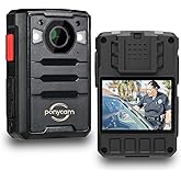ponycam 1440P 4G GPS Body Camera, SIM Card Included, 17H Record Time, 3600mAH Battery, 128G Memory Audio Video Recording and Intercome Body-Worn Camera, Data-encrypt for Security, Work, Guard