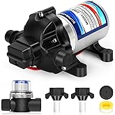 High-End RV 2088-554-144/2088-403-144 Fresh Water Pump,12v Diaphragm pump,12v 3.5 Gallons per Minute,45 psi,1/2 npt Connectio