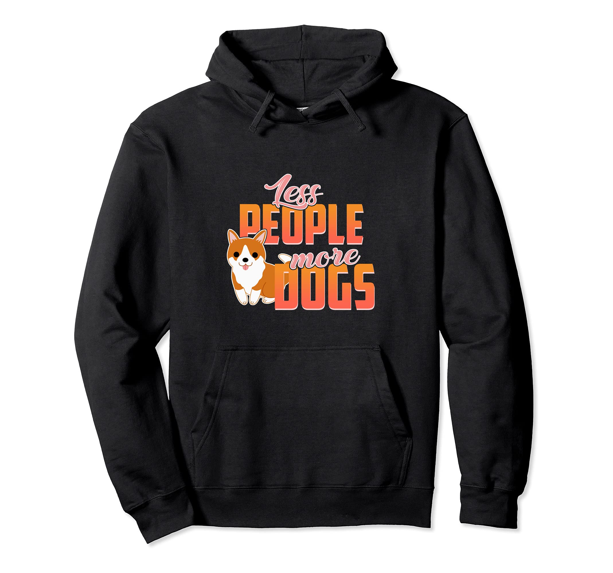 Less People More Dogs Pet Puppy Paws Dog Breed Bone Dogs Paw Pullover Hoodie