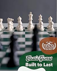 WE Games Best Value Tournament Chess Set w/ a Green