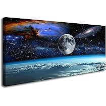 Amazon.com: wall26 Canvas Print Wall Art Mystic Full Moon