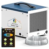 ARGENDON Crawl Space Dehumidifier with Pump and Drain Hose for Commercial | 70 Pints Compact Dehumidifier for Basement, Auto Defrost, Memory Restart, ETL, 5-Year Limited Warranty, Shield 35P