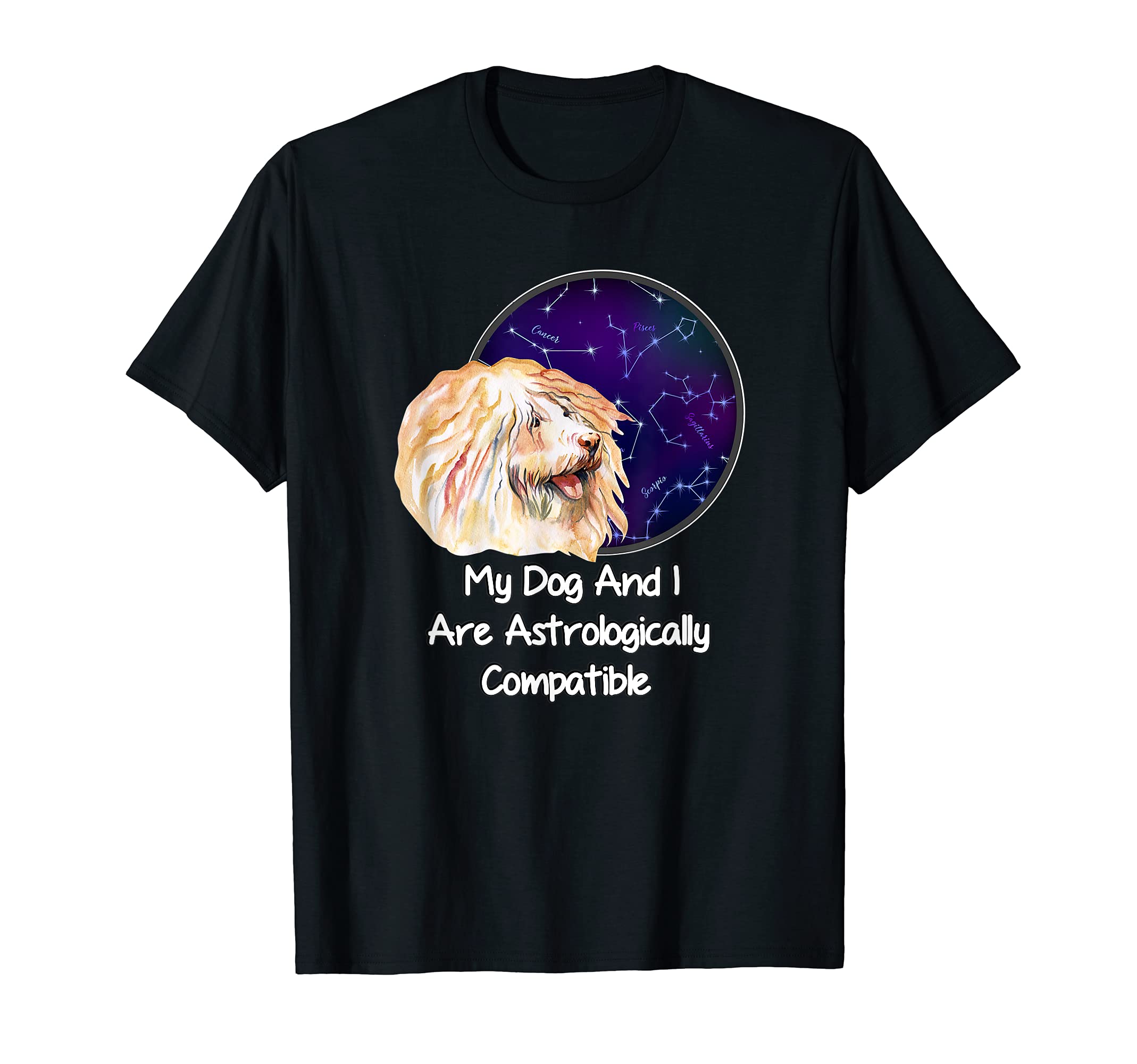 Cream Puli Dog Owners Love Astrologically Compatible T-Shirt