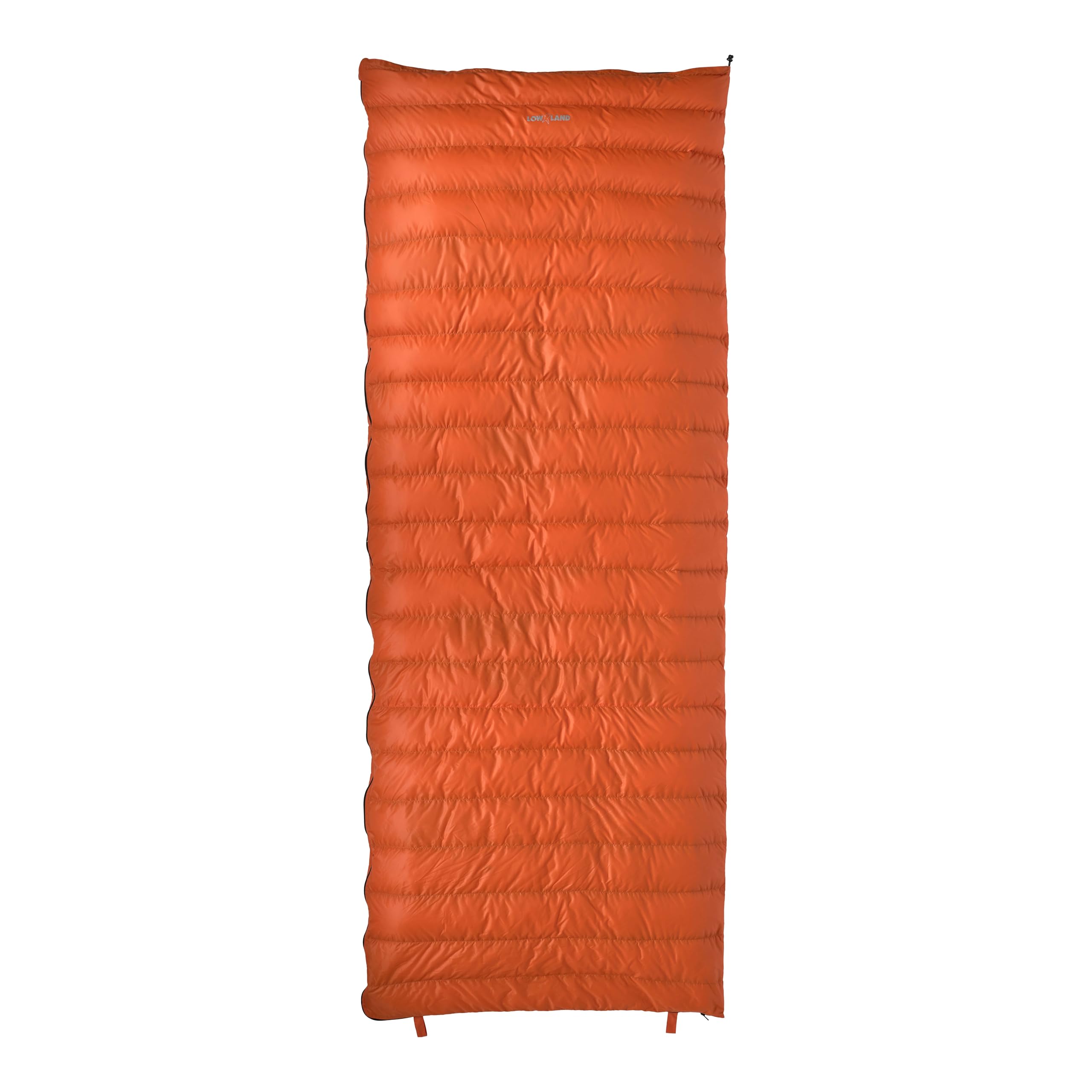 LOWLAND OUTDOOR Unisex Adult Super Compact Blanket-590g-210 cm +8°C, Orange, 210 x 80 x 80 cm