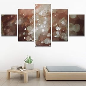 SIGNWIN 5 Panel Canvas Wall Art Modern Art...