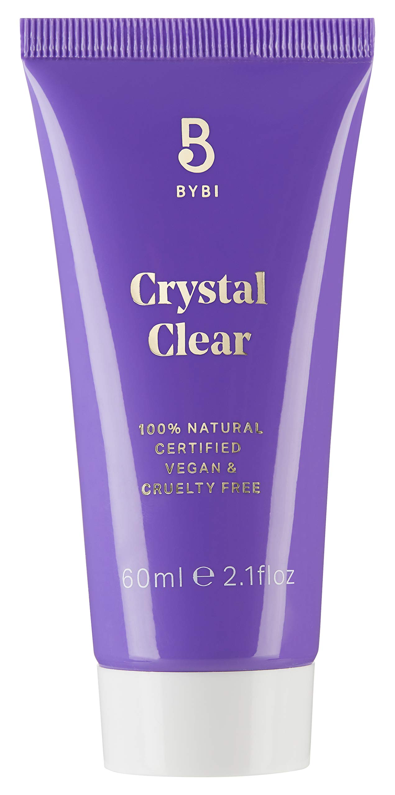 BYBI Beauty Crystal Clear Gel | Deeply Cleanse The Face, Unclog Pores & Balance Skin | Naturally Derived Prebiotics & Salicylic Acid | 60ml