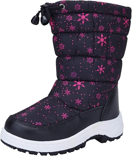 Amazon Snofiy スノーブーツ ジュニア 女の子 ブーツ キッズ 雪花柄 可愛い 保温 雪遊び スキー 子供靴 通学 アウトドア Snofiy ブーツ Amazon Snofiy スノーブーツ ジュニア 女の子 ブーツ キッズ 雪花柄 可愛い 保温 雪遊び スキー 子供靴 通学 アウトドア Snofiy ブーツ