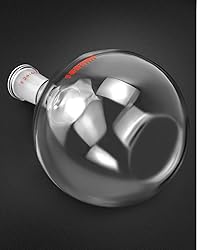 QWORK 1000ml Borosilicate Glass Boiling Flask with