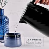 Swan Windsor Rapid Boil Kettle 1.7L 3KW Black with Filter & Cord Storage view 3